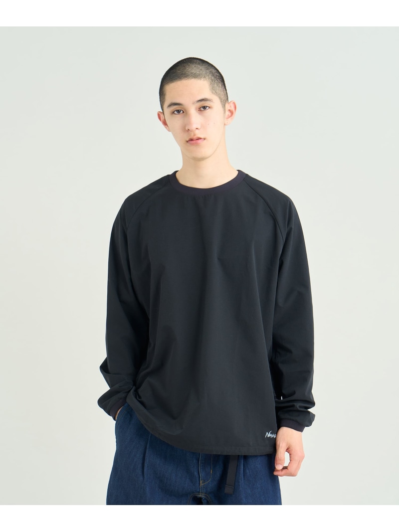 NANGA ドットエア(R) コンフィー ロングスリーブTシャツ メンズ 26SS ナンガオンラインショップ トップス カットソー・Tシャツ ブラック グリーン ベージュ ネイビー【送料無料】