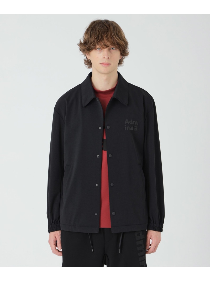 【SALE/33%OFF】BLACK LABEL CRESTBRIDGE 【BLACK lab.*Admiral】バックグリッドトリコットコーチジャケット ブルーレーベル / ブラックレーベル・クレストブリッジ ジャケット・アウター ブルゾン・ジャンパー グリーン ブラック【RBA_E】【送料無料】| Fashion Men