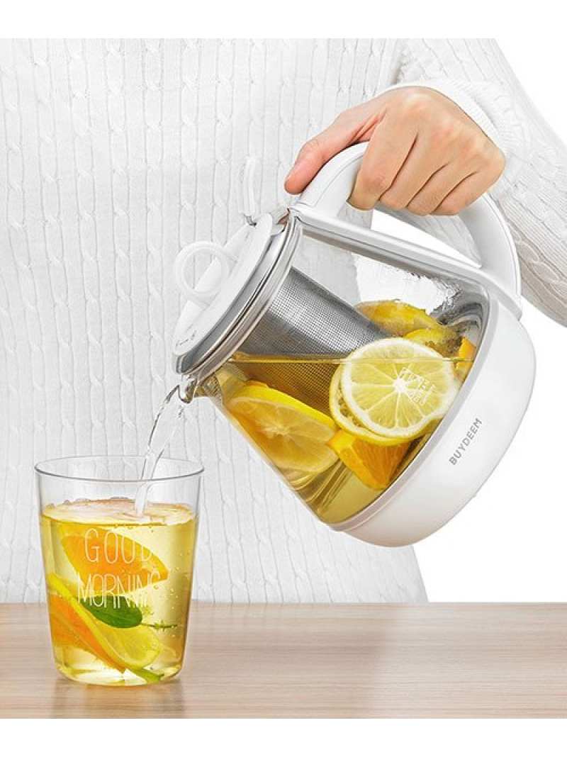 BUYDEEM BUYDEEM/電気ケトル 薬膳ティーポット 1.0L アントレスクエア 食器・調理器具・キッチン用品 その他の食器・調理器具・キッチン用品 ホワイト【送料無料】