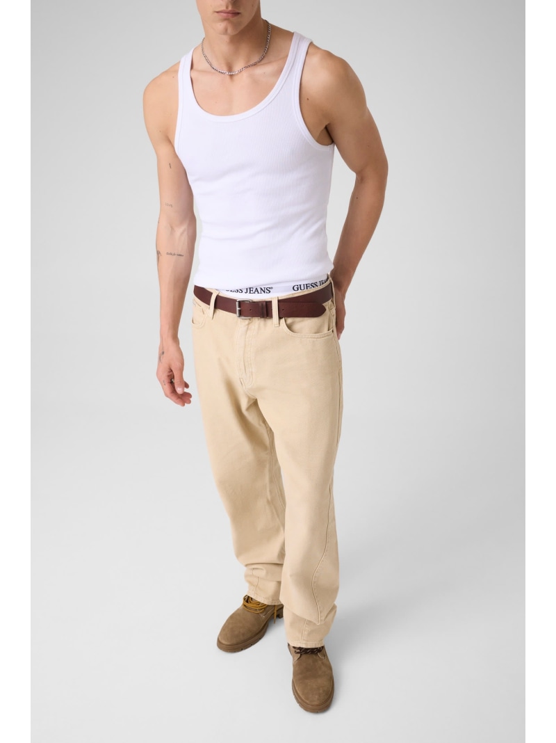 GUESS JEANS GUESS JEANS/(M)G18 Twisted Seam ゲス ズボン下 デニム・ジーンズズボン下 ベージュ【貨物輸送無料】