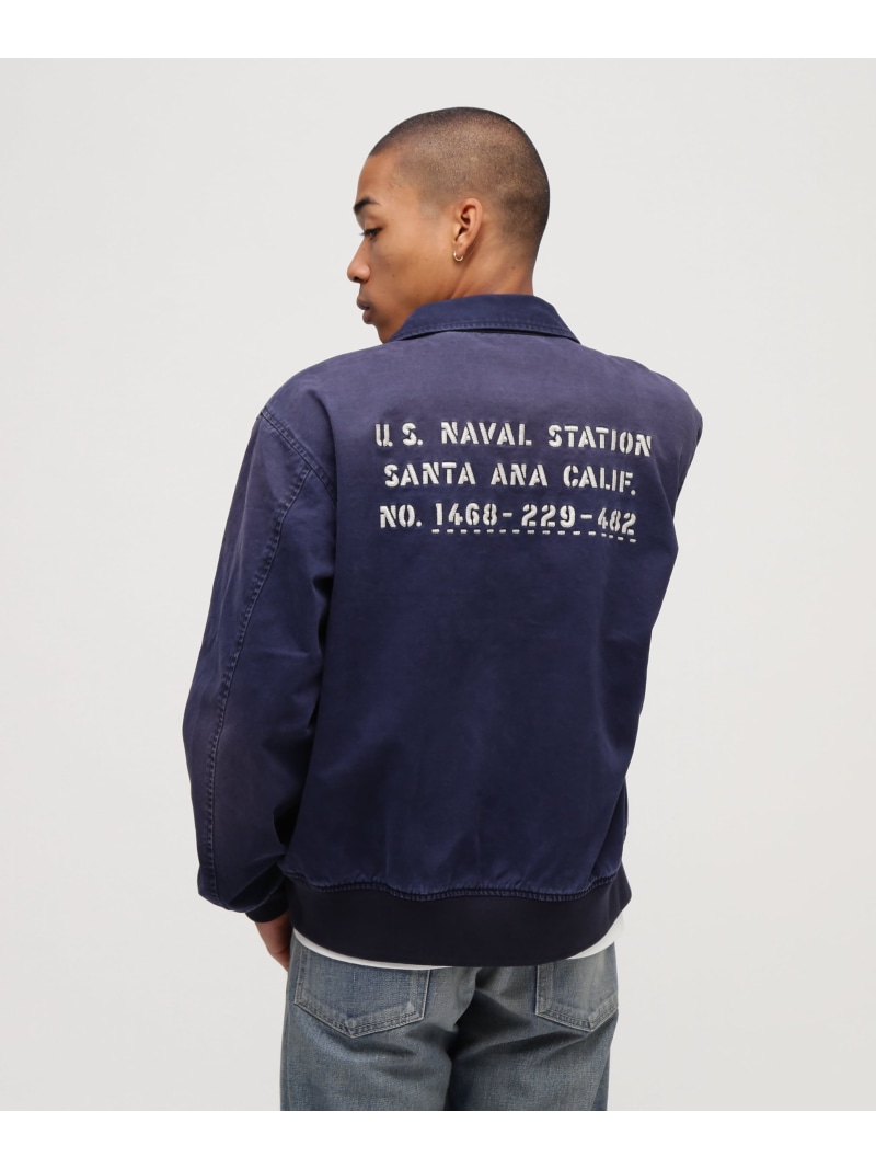 AVIREX 《RESTORE COLLECTION》MILITARY COTTON UTILITY JACKET アヴィレックス ジャケット・アウター ブルゾン・ジャンパー ブラウン グリーン ネイビー【送料無料】