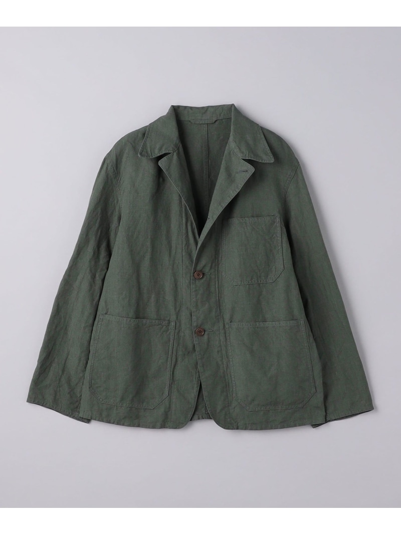 サルヴァトーレピッコロ　ブラックシャンブレー　ジャケット　カバーオール サルヴァトーレピッコロ ブラックシャンブレー ジャケット