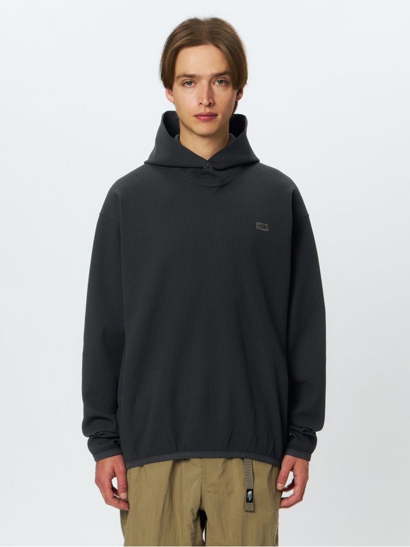 THE NORTH FACE 【堅苦しさ】エンライドワッフルフーディ(ユニ一発やる) ザ・ノース・フェイス トップス スウェット・トレーナー 黒いこと【貨物輸送無料】