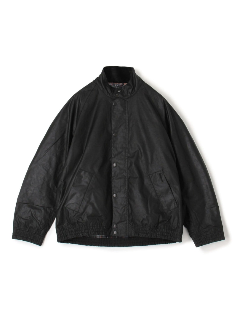 TOMORROWLAND BUYING WEAR Barbour TRANSPORT コットン スタンドカラー ワックスジャケット トゥモローランド ジャケット・アウター ブルゾン・ジャンパー ブラック カーキグリーン【送料無料】