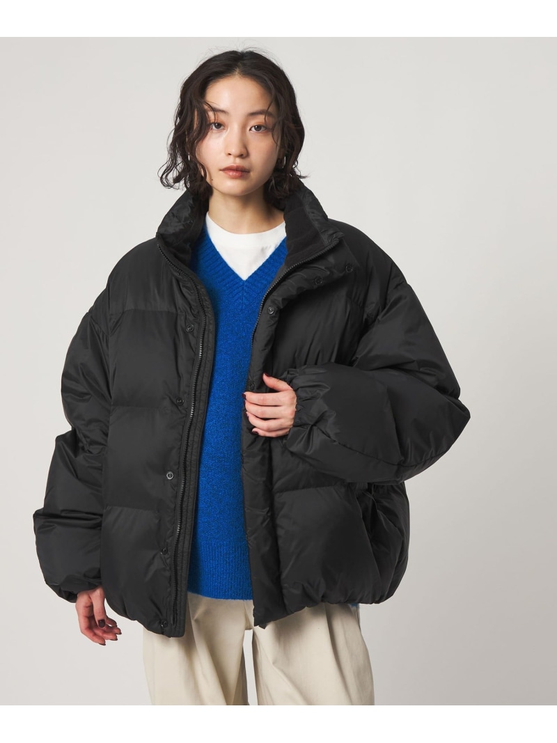 【SALE／30%OFF】CITEN 【別注】＜TAION*CITEN＞バルーンダウンブルゾン ユナイテッドアローズ 逃げ口 ジャケット・アウター ダウンジャケット・ダウンベスト 青碧 黒いこと【RBA_E】【貨物輸送無料】