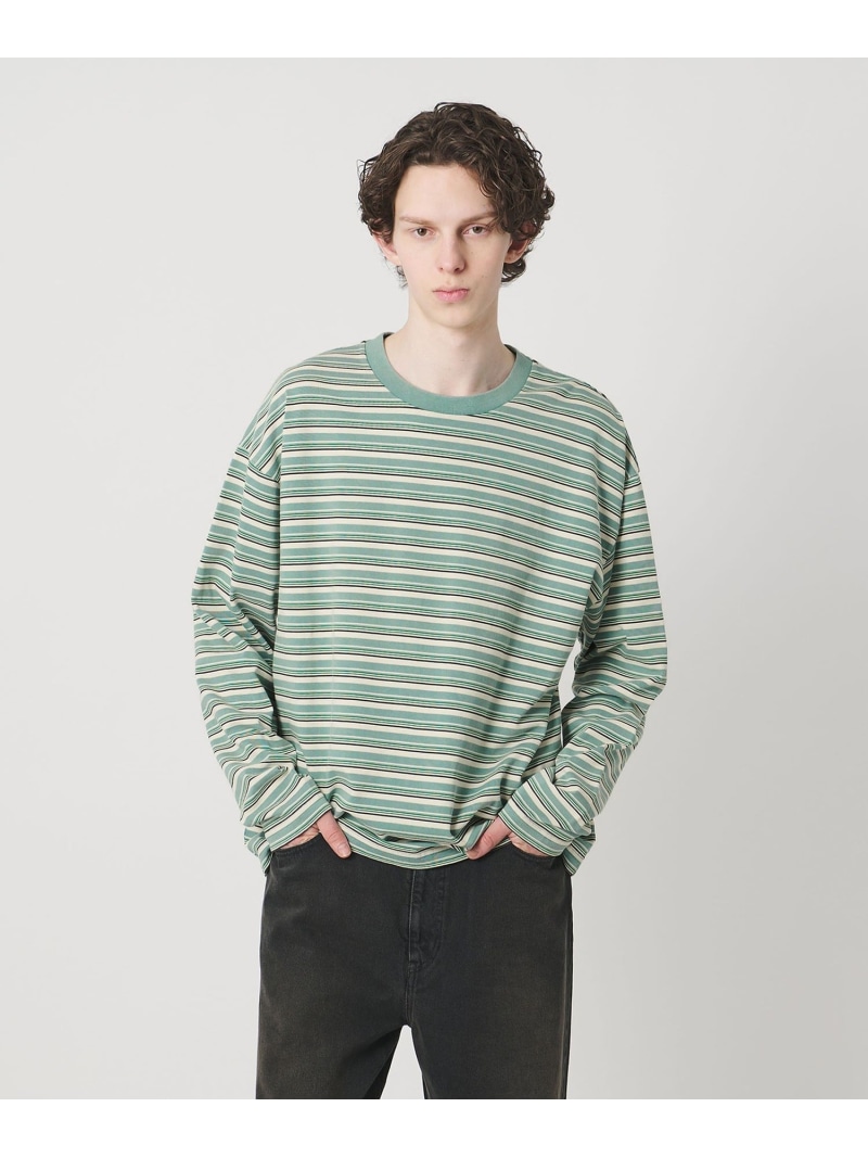 monkey time BEAUTY\u0026YOUTH UNITED ARROWS ウォッシュド 間借り人 ロング捩り プルオーバー もの言う花＆青少年 ユナイテッドアローズ トップス カットソー・プルオーバー 黒いこと 赤銅色【貨物輸送無料】