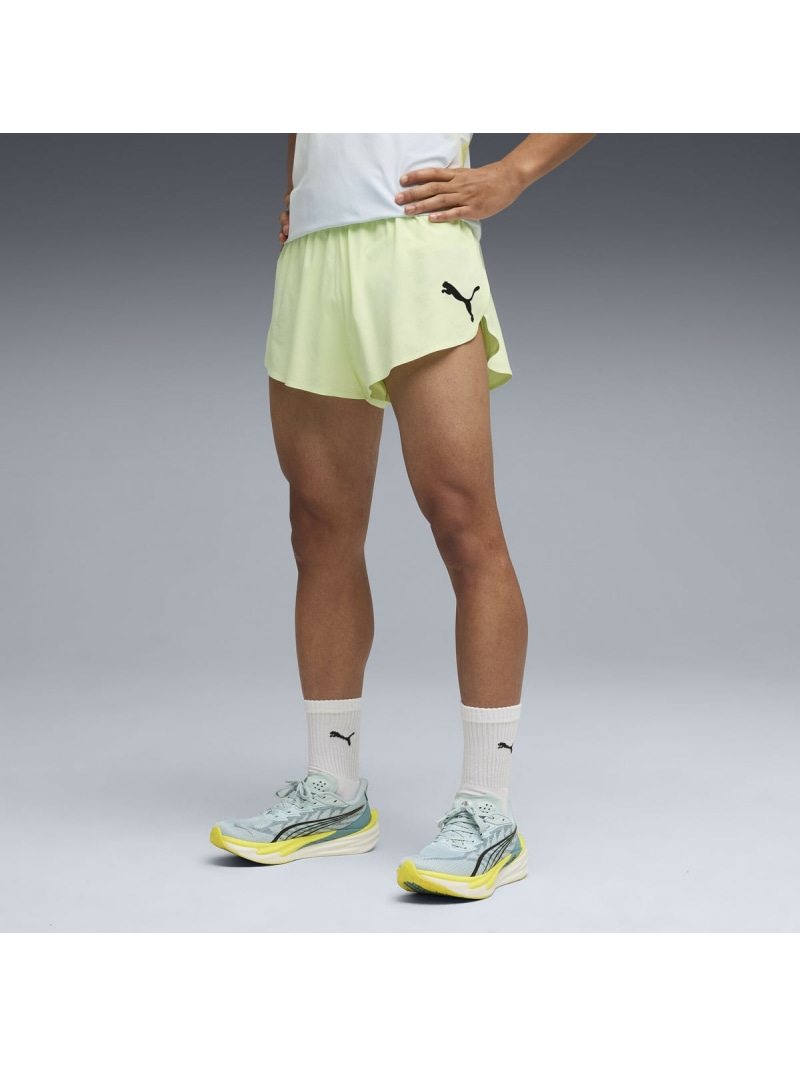 PUMA メンズ ランニング ライトスピード ウルトラウィーブ 2 スピリット ショーツ M LIGHTSPEED UW 2 SPLIT SHRT プーマ パンツ その他のパンツ【送料無料】