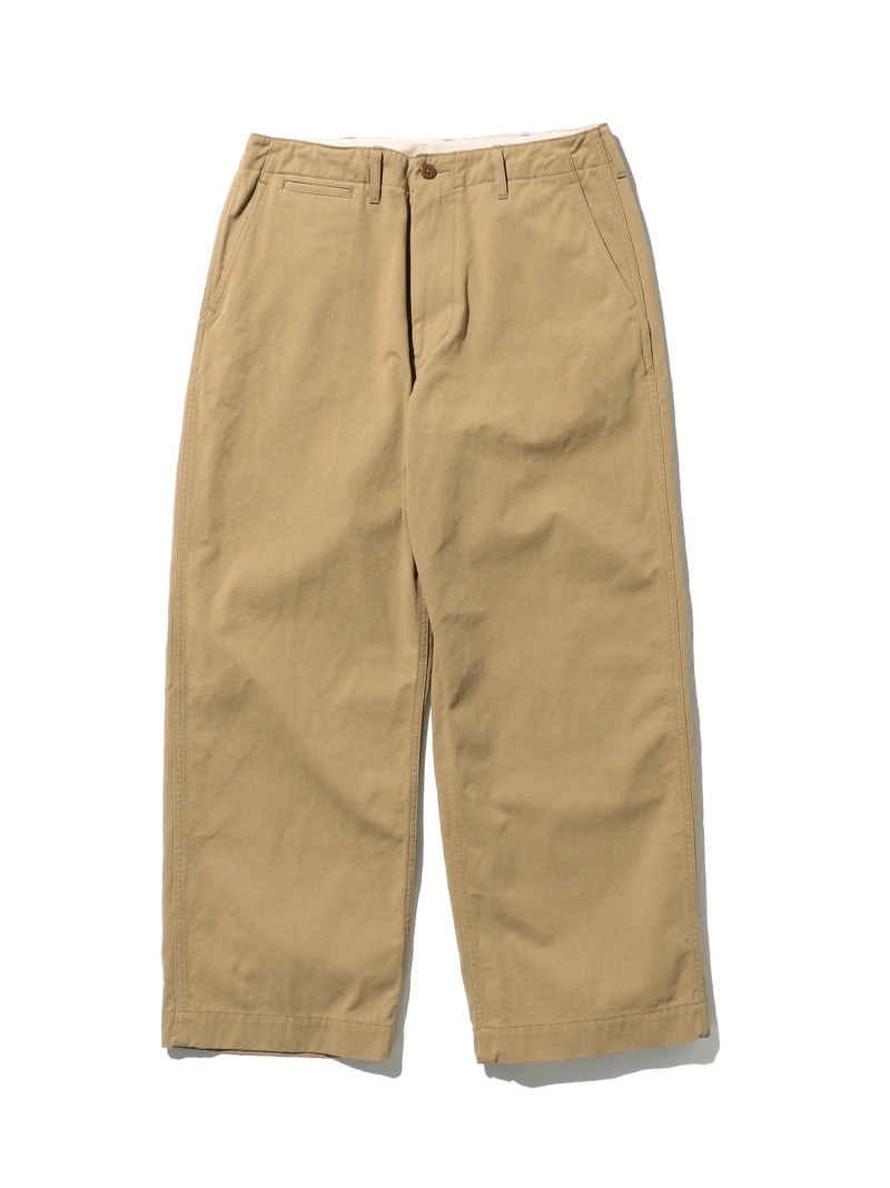 BEAMS PLUS BEAMS PLUS / ウエストポイントクロス ミリタリー トラウザーズ ビームス メン パンツ チノパンツ ベージュ【送料無料】