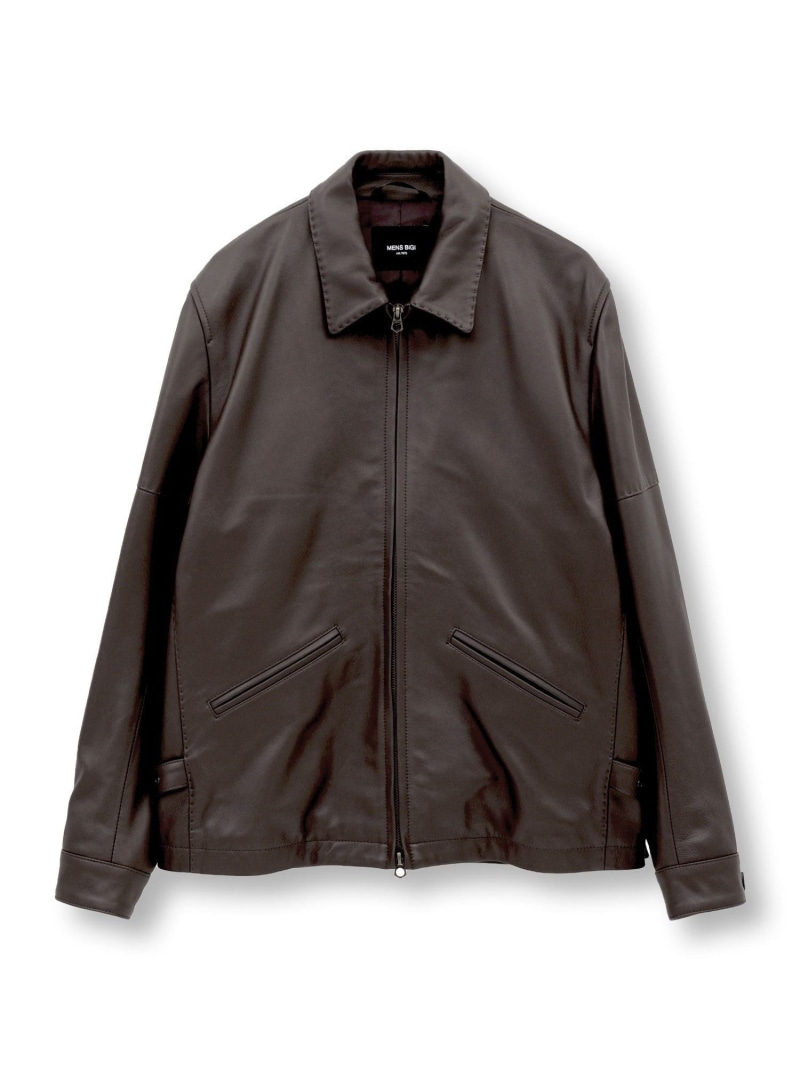 【SALE/30%OFF】MEN\'S BIGI クロームタンニングシープレザージャケット メンズ ビギ ジャケット・アウター ブルゾン・ジャンパー ブラウン ブラック【RBA_E】【送料無料】| Fashion Men