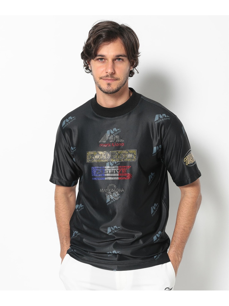【SALE／20%OFF】MARK & LONA Nitro Mock Neck Tee ｜ MEN マークアンドロナ トップス カットソー・Tシャツ ホワイト ブラック【RBA_E】【送料無料】