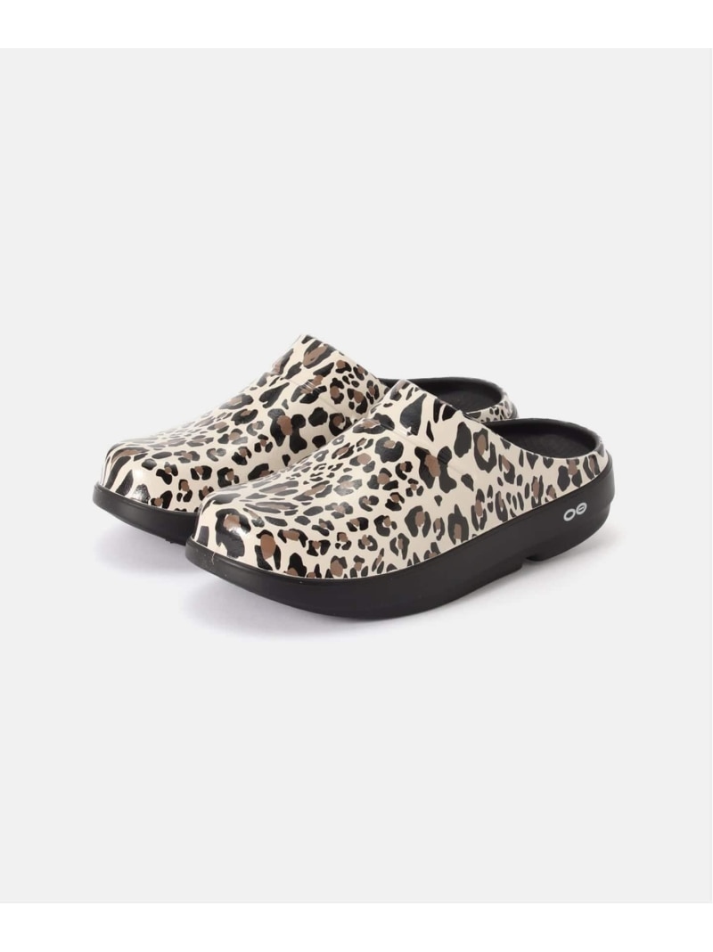 OUTDOOR PRODUCTS Usual Things OOFOS OOcloog Limited-Leopard2 アウトドアプロダクツユージュアルシングス シューズ・靴 その他のシューズ・靴 ブラウン【送料無料】