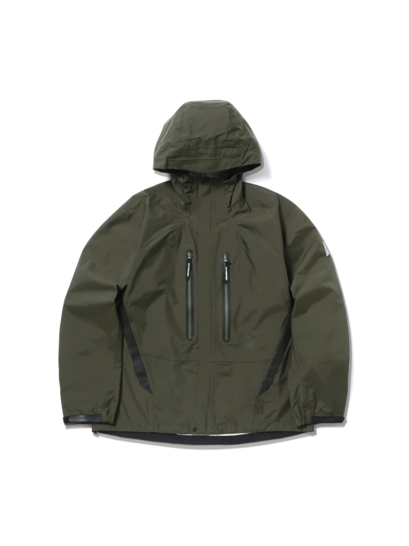 and wander 2.5L hiker rain jacket アンドワンダー ジャケット・アウター 余分の物のジャケット・アウター カーキ緑であること 黒いこと 赤いこと【貨物輸送無料】