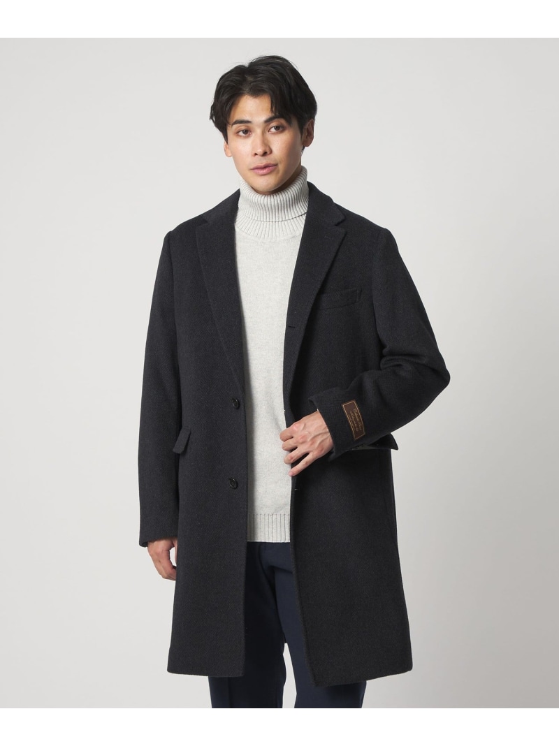 【SALE／30%OFF】a day in the life カシミヤブレンド ヘリンボーン チェスターコート＜A DAY IN THE LIFE＞ ユナイテッドアローズ アウトレット ジャケット・アウター チェスターコート【RBA_E】【送料無料】
