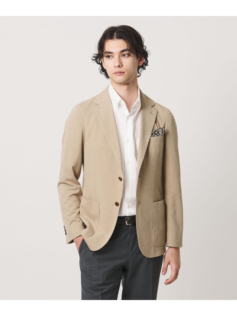 UNITED ARROWS カノコ シングル 2ボタン テーラードジャケット COMFORT EASY-MODEL SOFT ユナイテッドアローズ ジャケット・アウター テーラードジャケット・ブレザー ベージュ【送料無料】｜ Fashion Men