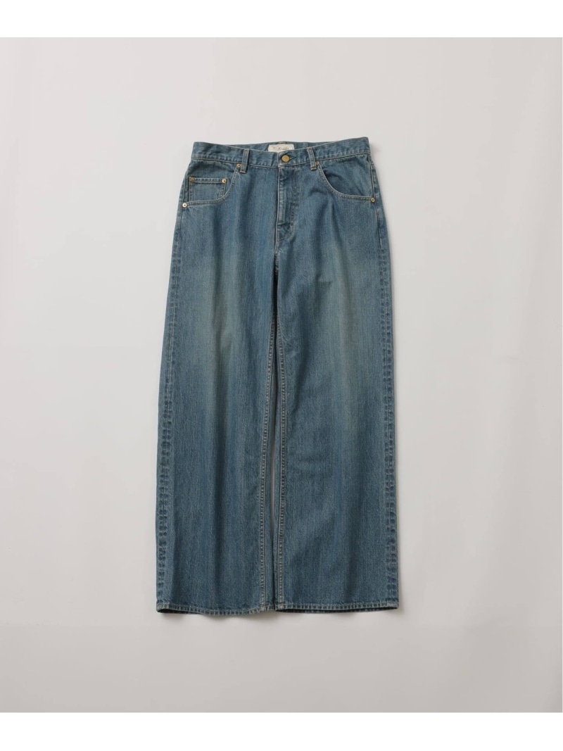 JOURNAL STANDARD 《予約》【FOLL / フォル】broken denim stright fit jeans ジャーナル スタンダード パンツ ジーンズ・デニムパンツ ブラック ブルー【先行予約】*【送料無料】