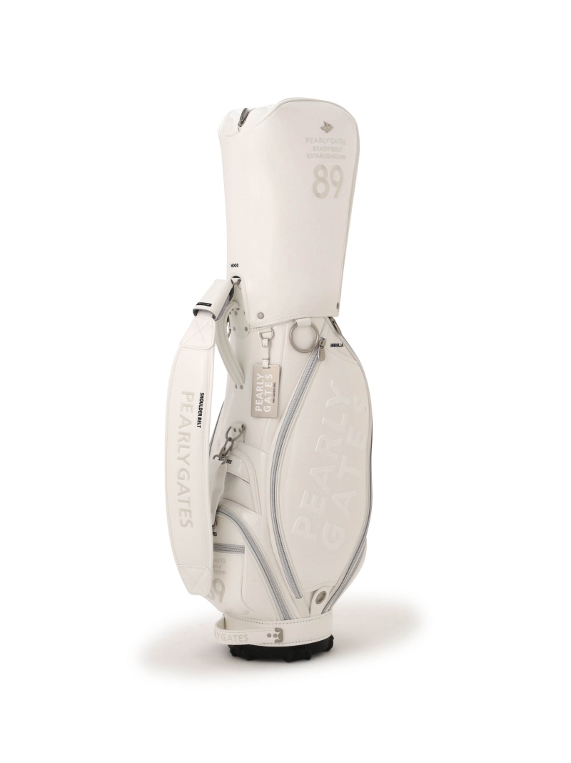 PEARLY GATES THE CADDIE BAG キャディバッグ (46インチ対応) (UNISEX) パーリーゲイツ スポーツ・アウトドア用品 ゴルフグッズ シルバー ホワイト ネイビー【送料無料】