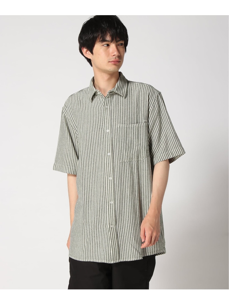 【SALE／30%OFF】G-Star RAW 【公式ショップ】One Pocket Regular Shirt/ワンポケットレギュラーストライプシャツ ジースターロゥ トップス シャツ・ブラウス グリーン【RBA_E】【送料無料】｜ Fashion Men