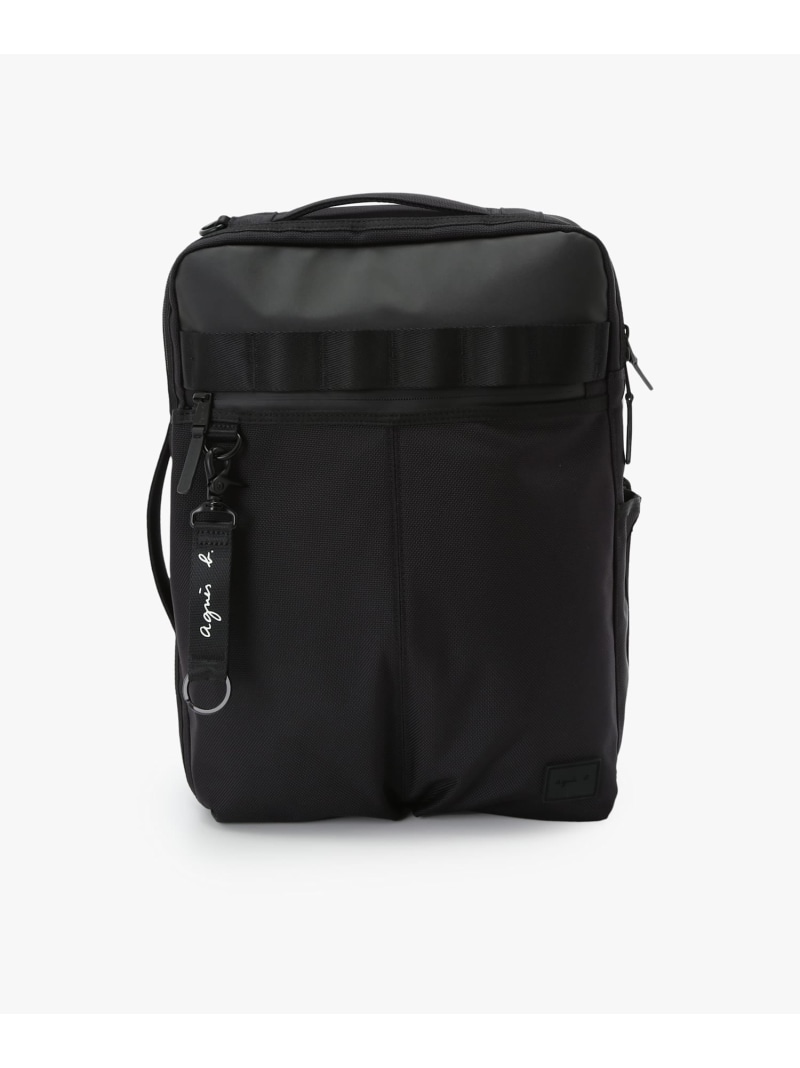 agnes b. VOYAGE 3wayバックパック XAH02-01 アニエスベー バッグ リュック・バックパック ブラック【送料無料】