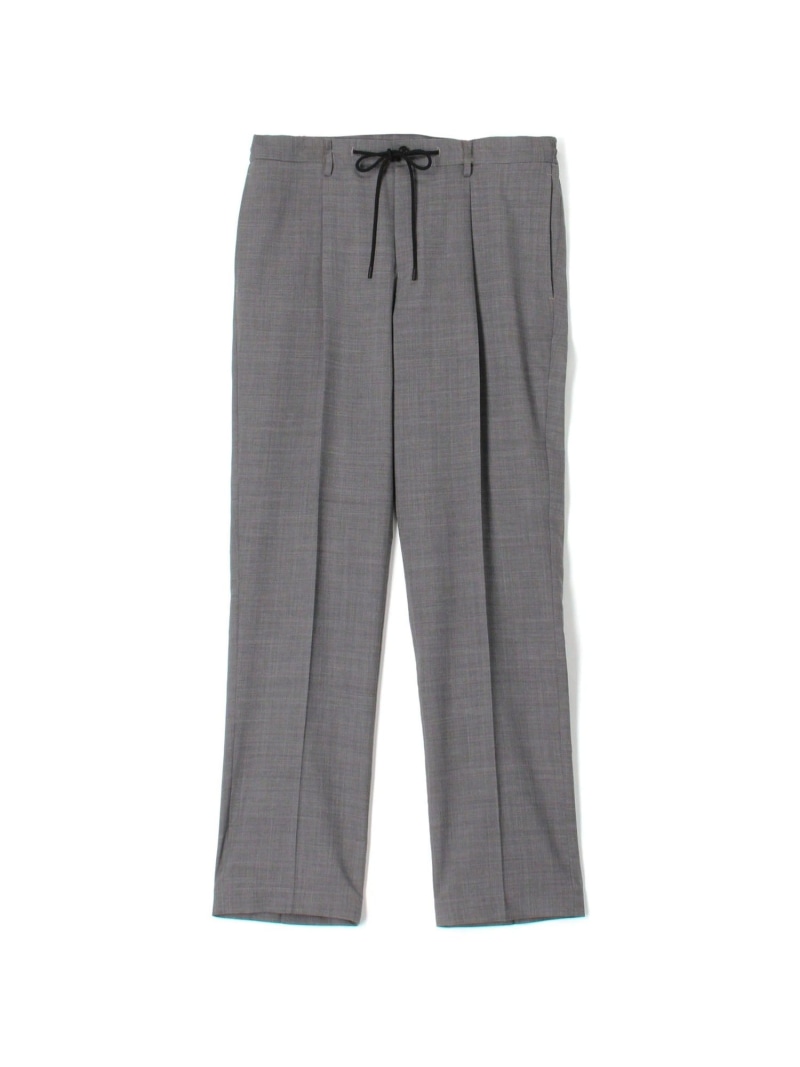 【SALE／30%OFF】TOMORROWLAND MEN Super120'sウールポリエステル 1プリーツイージースラックス トゥモローランド パンツ スラックス・ドレスパンツ ブルー ネイビー グレー カーキグリーン【RBA_E】【送料無料】