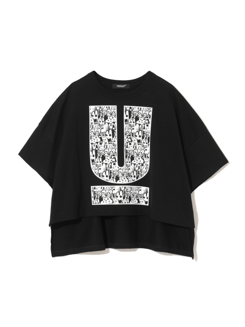 UNDERCOVER UC1E8808-1 アンダー覆いかぶせる トップス カットソー・プルオーバー 赤いこと 白いこと 黒いこと【貨物輸送無料】
