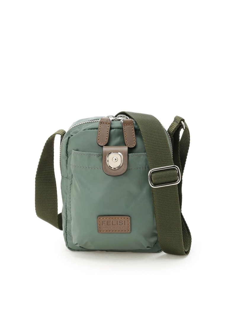 【SALE／50%OFF】Felisi 【Felisi/フェリージ】リップストップ ナイロンミニショルダーバッグ24/6/HK フェリージ バッグ ショルダーバッグ ベージュ【RBA_E】【送料無料】