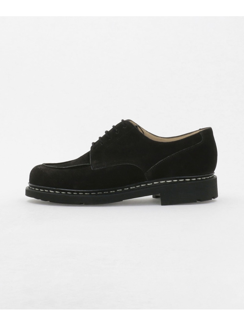 UNITED ARROWS 【別注】＜Paraboot＞NUBUCK CHAMBORD/ヌバック もの言う花ゲーム盤/シューズ ユナイテッドアローズ シューズ・靴 モカシン・デッキシューズ 黒いこと【貨物輸送無料】