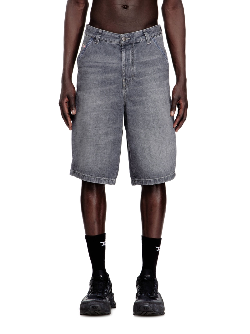 DIESEL メンズ デニムショートパンツ D-LIVERY-W-SHORT ディーゼル パンツ その他のパンツ グレー【送料無料】