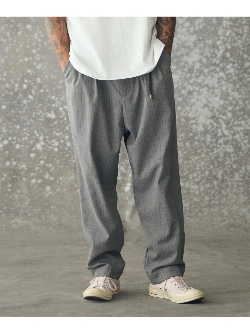 THEOREM mp14228- Routine TR Stripe Pants ピンストライプスラックス パンツ カンビオ パンツ その他のパンツ ネイビー ブラック グレー【送料無料】
