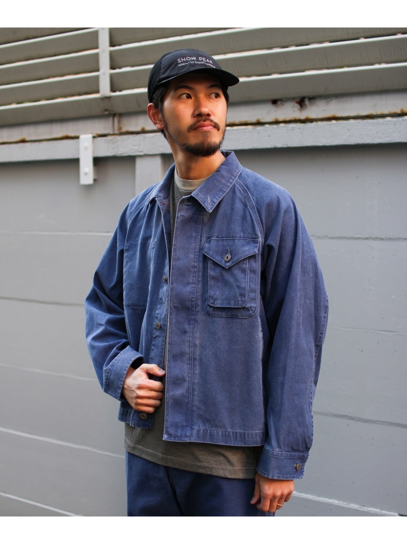 Snow Peak Sulfur Dyed Fade Coverall スノーピーク ジャケット・アウター デニムジャケット ブルー グレー【送料無料】