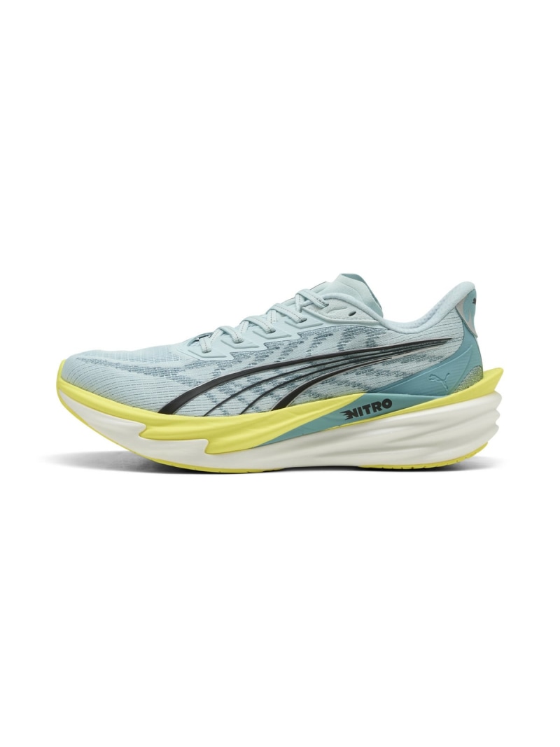 PUMA メンズ ディヴィエイト ニトロ 4 駈けっくらシューズ Deviate NITRO 4 ピューマ シューズ・靴 スニーカー 青色【貨物輸送無料】