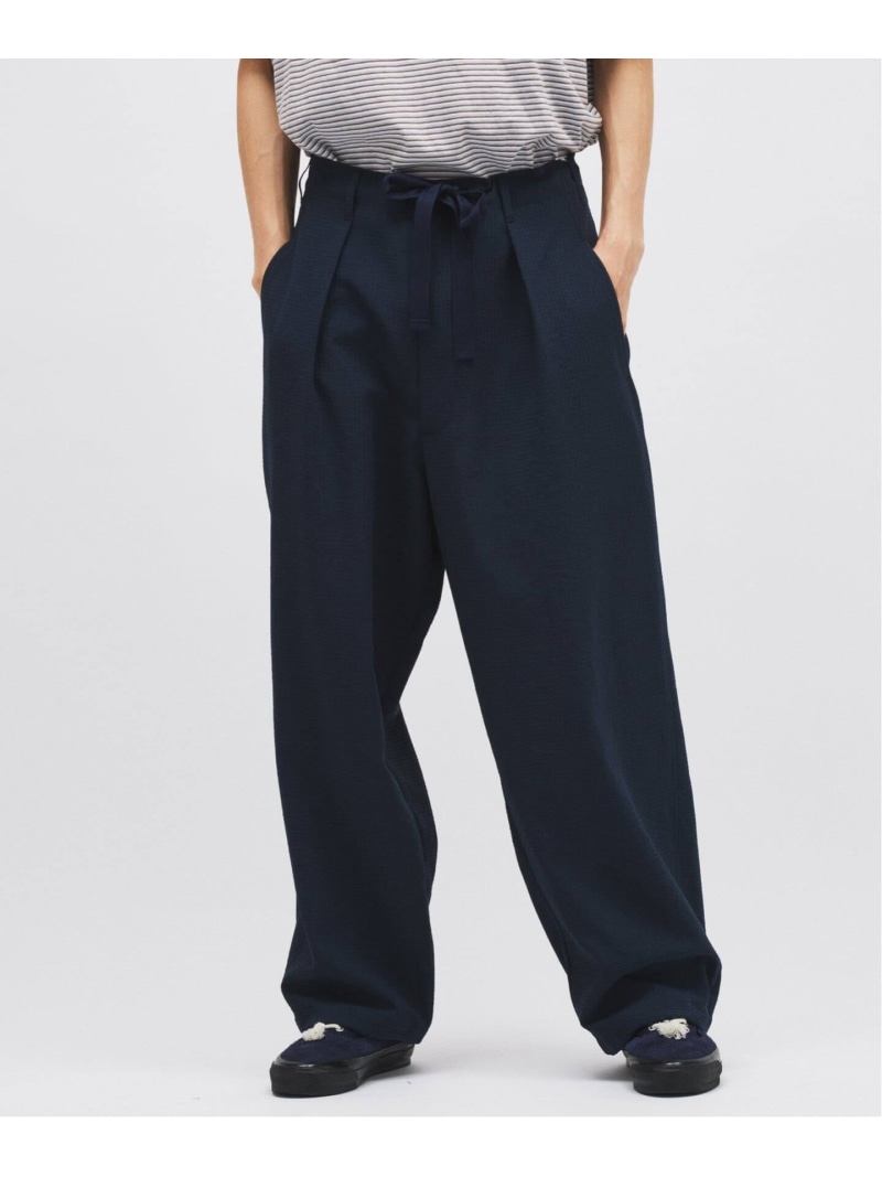 【SALE/30%OFF】JOURNAL STANDARD EVALET / エバレット ギンガム チェック オーバー パンツ ジャーナル スタンダード パンツ スラックス・ドレスパンツ ブラック ネイビー グレー【RBA_E】【送料無料】| Fashion Men