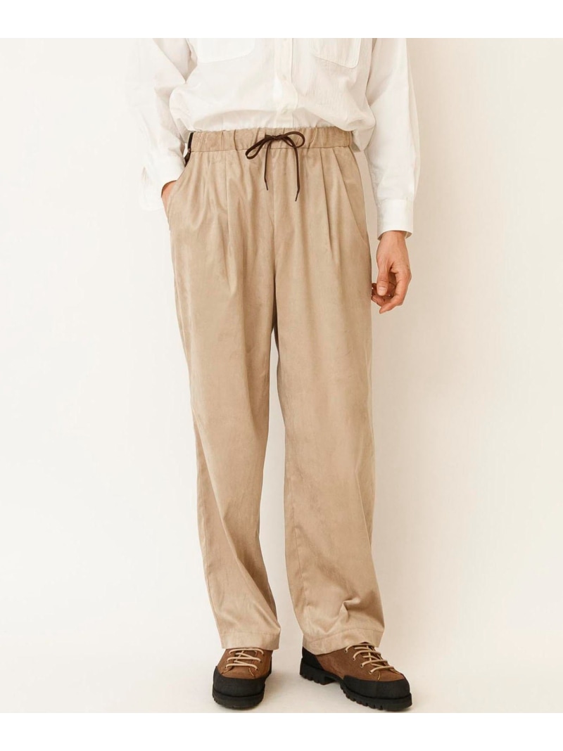 【SALE／40%OFF】Johnbull Private labo 【WAISTRICK BY JOHNBULL】エラスティックポケットパンツ ジョンブルプライベートラボ パンツ その他のパンツ ピンク ブラック ベージュ イエロー オレンジ グレー ブラウン グリーン【RBA_E】【送料無料】