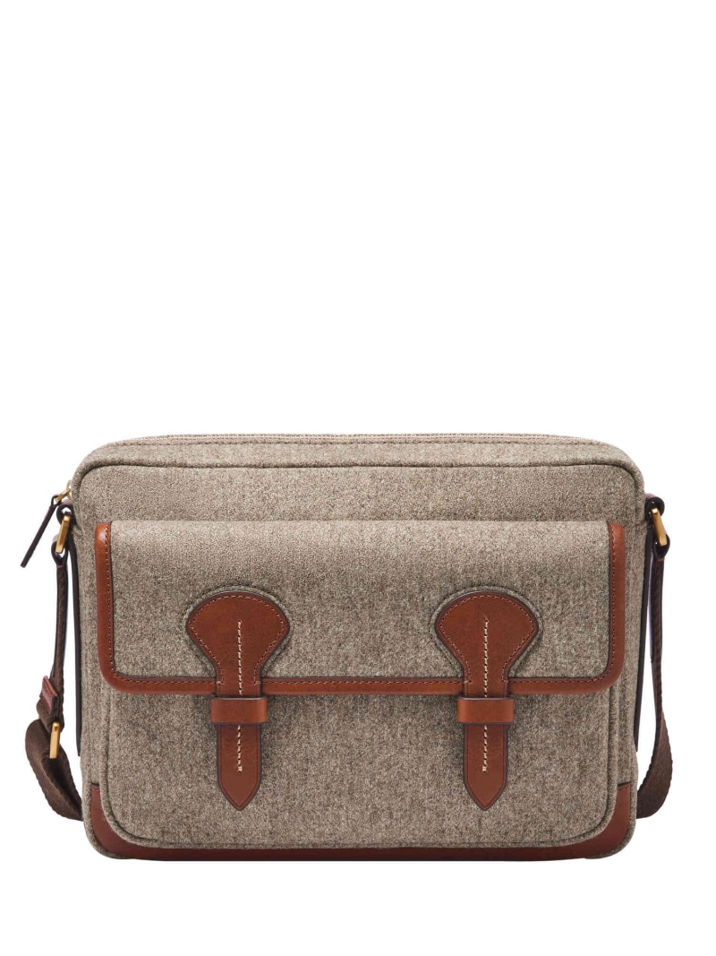 【SALE／30%OFF】FOSSIL フォッシル クーリエバッグ メンズ ファブリック グレー MBG9626020 フォッシル バッグ その他のバッグ グレー【RBA_E】【送料無料】