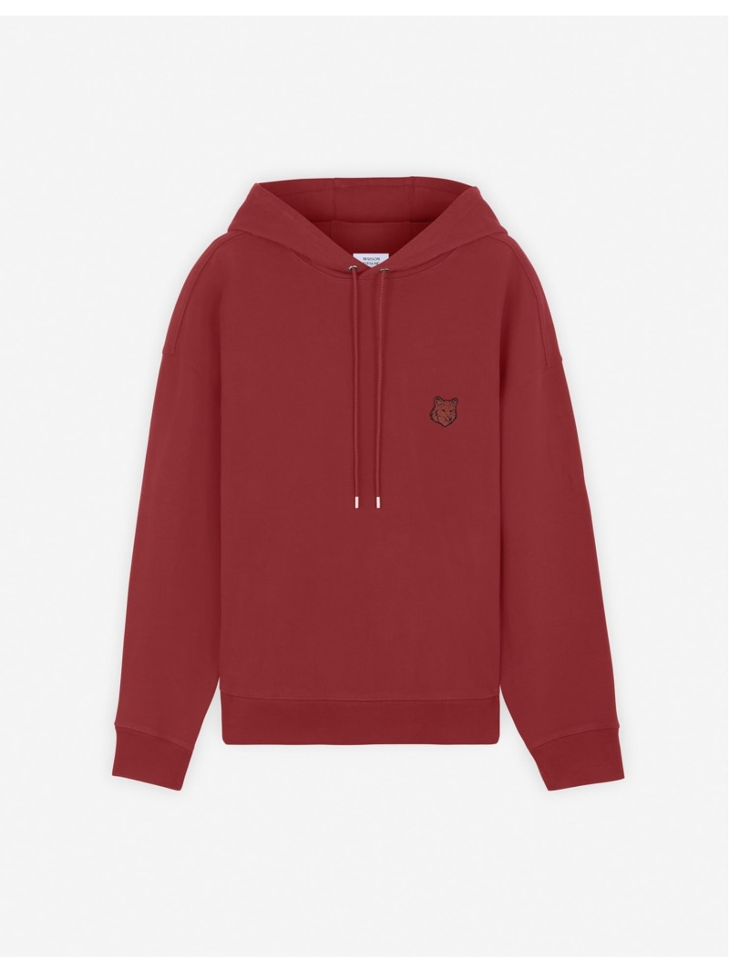 【SALE／30%OFF】Maison Kitsune 【公式】Maison Kitsune TONAL FOX HEAD PATCH OVERSIZE HOODIE メゾン キツネ アーカイブス トップス パーカー・フーディー レッド【RBA_E】【送料無料】
