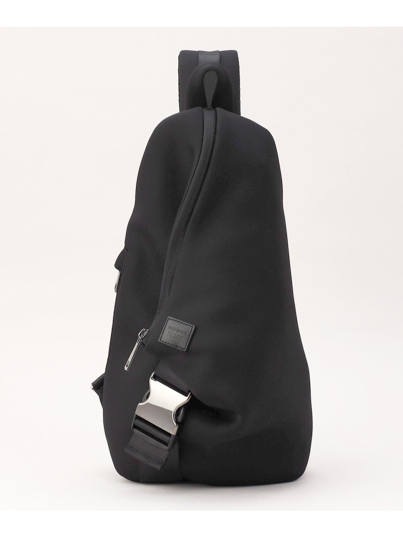 COMME CA MEN 【COMME CA MEN BLACK】ネオプレントライアングル ボディーバッグ コムサメン バッグ ボディバッグ・ウエストポーチ ブラック グレー【送料無料】