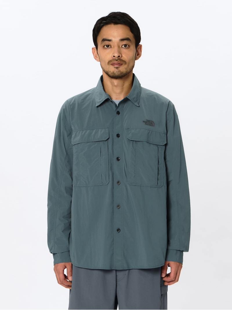 【SALE/30%OFF】THE NORTH FACE 【公式】ラッスルキャノピーシャツ(メンズ) ザ・ノース・フェイス トップス ポロシャツ グレー【RBA_E】【送料無料】| Fashion Men