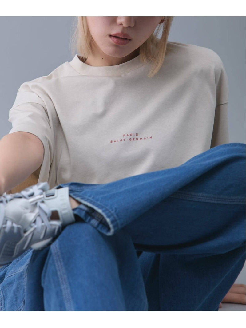 Paris Saint-Germain 【Paris Saint-Germain / パリ・サン\u003dジェルマン】 JP BACK EMBLEM TEE エディフィス トップス カットソー・Tシャツ ホワイト ベージュ ブラック【送料無料】