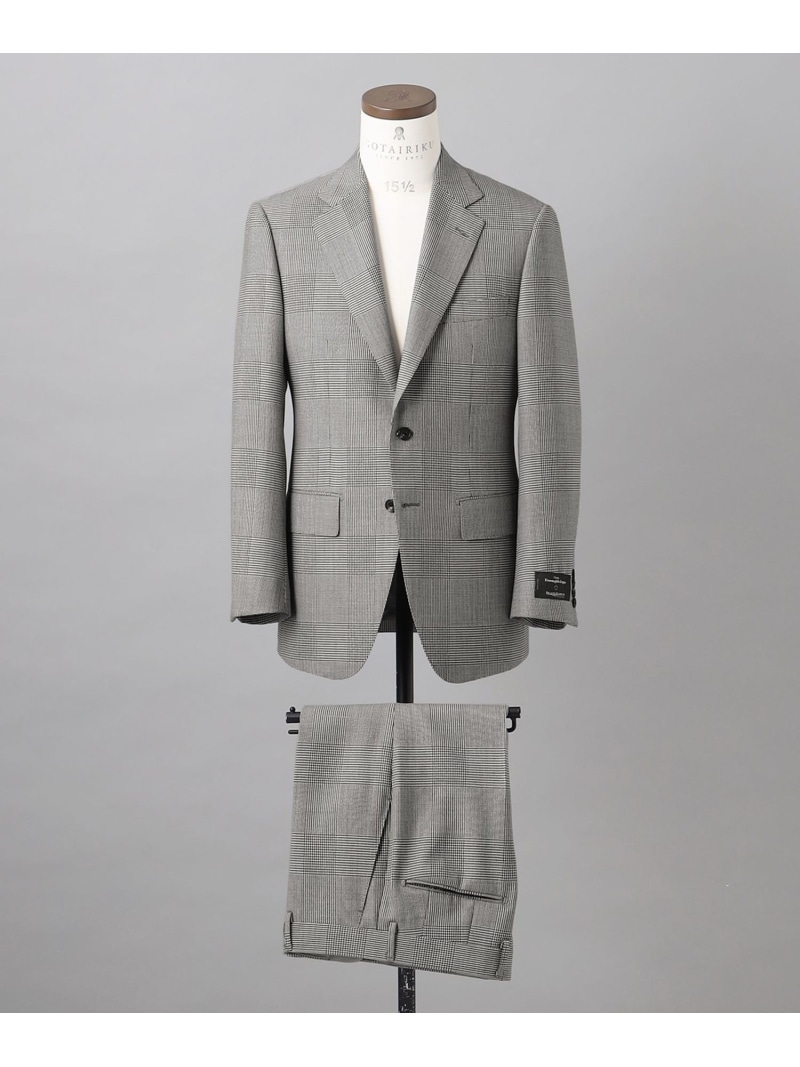 GOTAIRIKU 【Ermenegildo Zegna】ISLAND FLEECE スーツ ゴタイリク スーツ・フォーマル セットアップスーツ ブラック【送料無料】