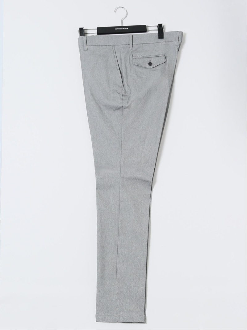GRAND-BACK 【大きいサイズ】グランバック/GRAND-BACK クロスストレッチ トラウザーパンツ カルゼ タカキュー パンツ チノパンツ グレー【送料無料】