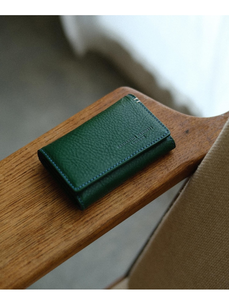 KATHARINE HAMNETT LONDON KATHARINE HAMNETT LONDON｜MINERAL キー・パスケース リバースプロジェクトストア 財布・ポーチ・ケース パスケース・定期入れ ブラック グリーン オレンジ【送料無料】