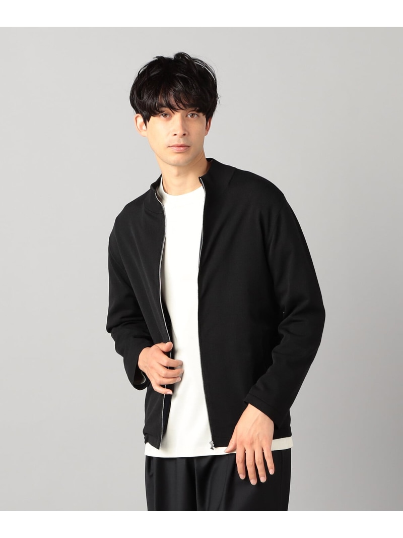 【SALE/55%OFF】COMME CA MEN スタンドネック ジップニット コムサメン トップス ニット グレー ブラック【RBA_E】【送料無料】| Fashion Men