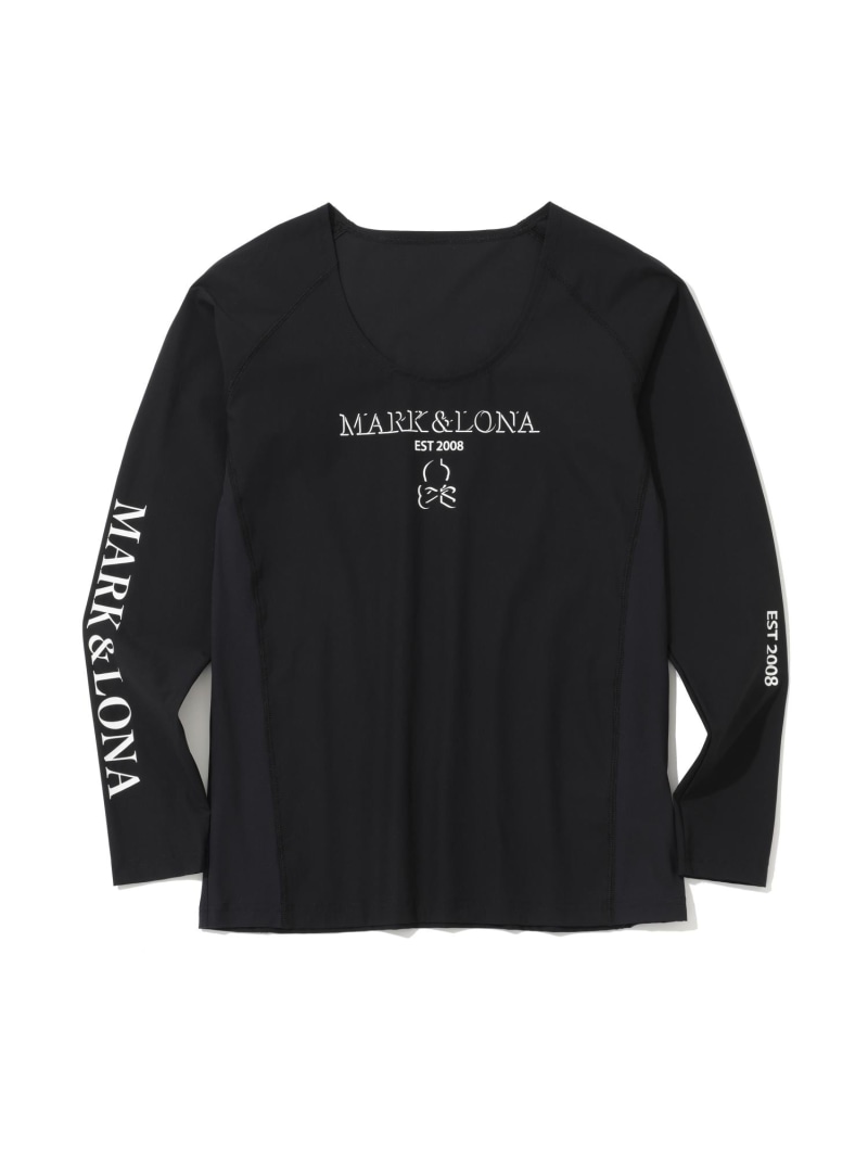 MARK \u0026 LONA HEC U-Neck UV Base Layer ｜ MEN マークアンドロナ トップス カットソー・Tシャツ ホワイト ブラック【送料無料】