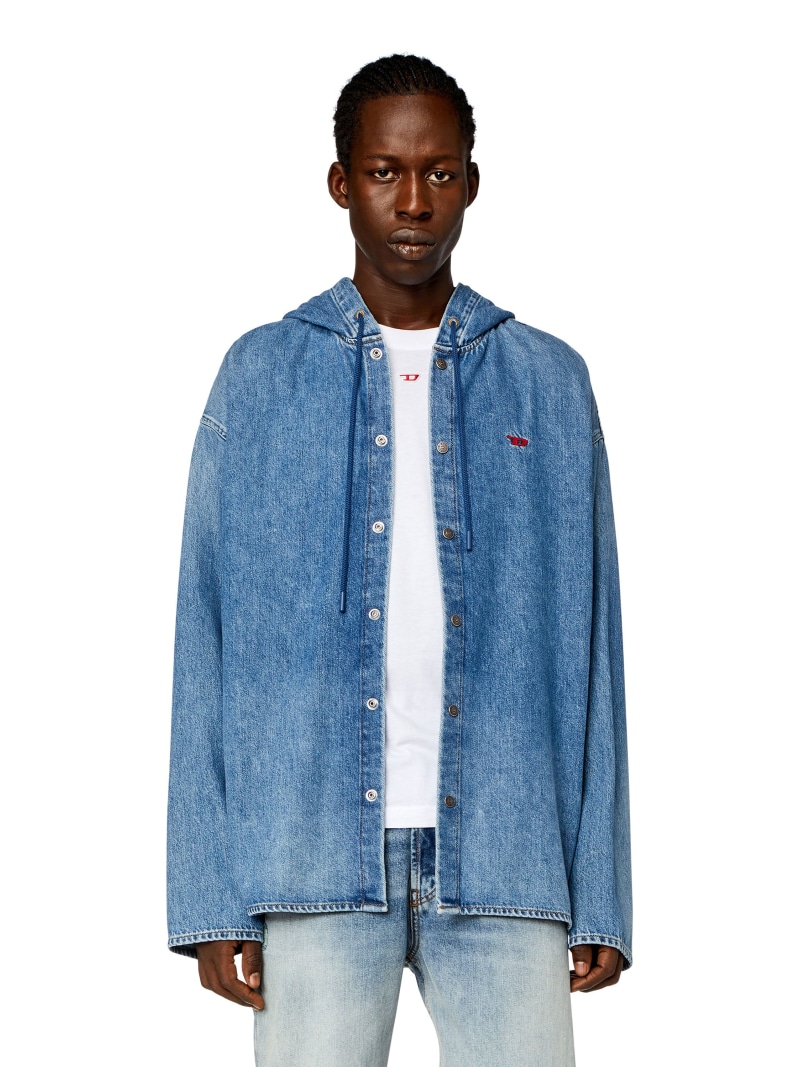 ディーゼル DIESEL デニム 長袖 シャツ ヴィンテージ加工 ブルー ロゴ 楽天市場】送料無料 DIESEL ディーゼル ユーズド加工 ビンテージ