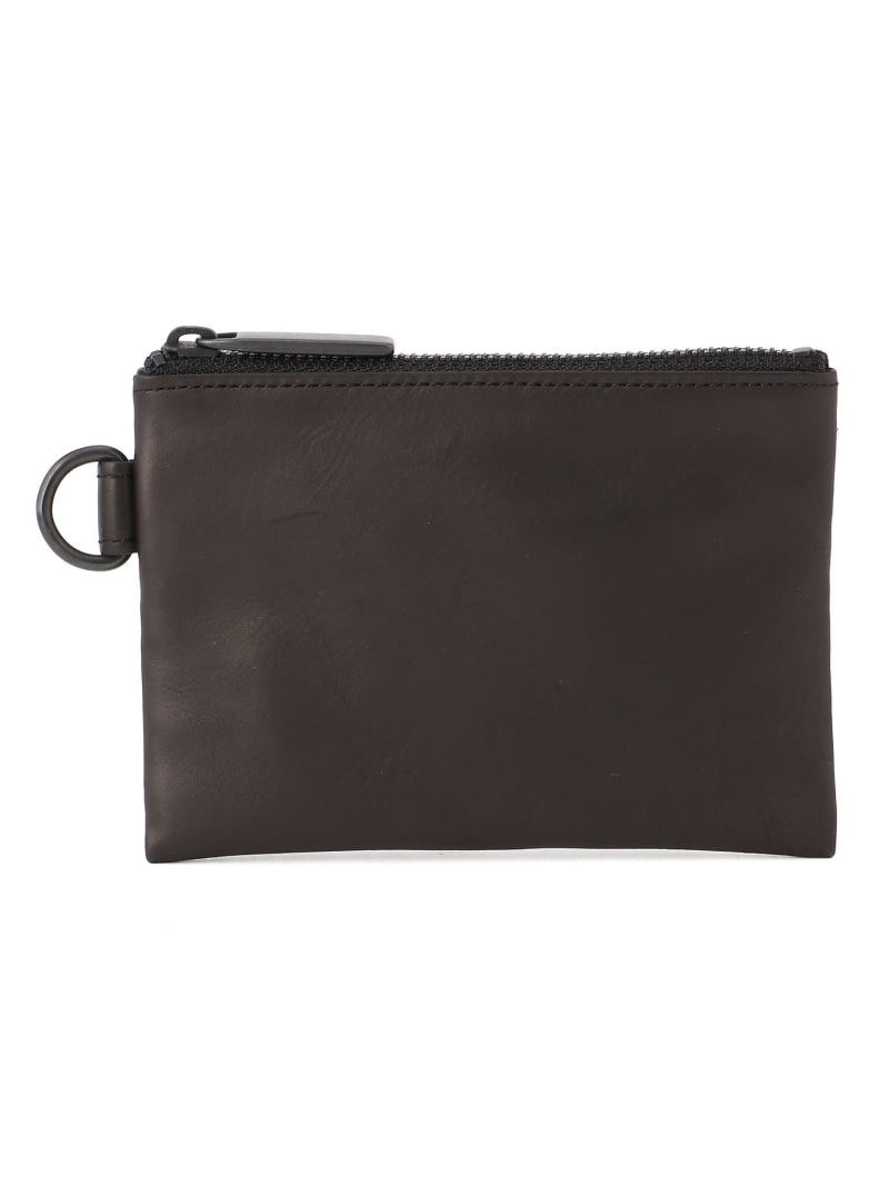 PATRICK STEPHAN (U)Leather wide coin case 'flat' パトリック ステファン 財布・ポーチ・ケース コインケース・小銭入れ・札入れ シルバー ブラック ゴールド【先行予約】*【送料無料】