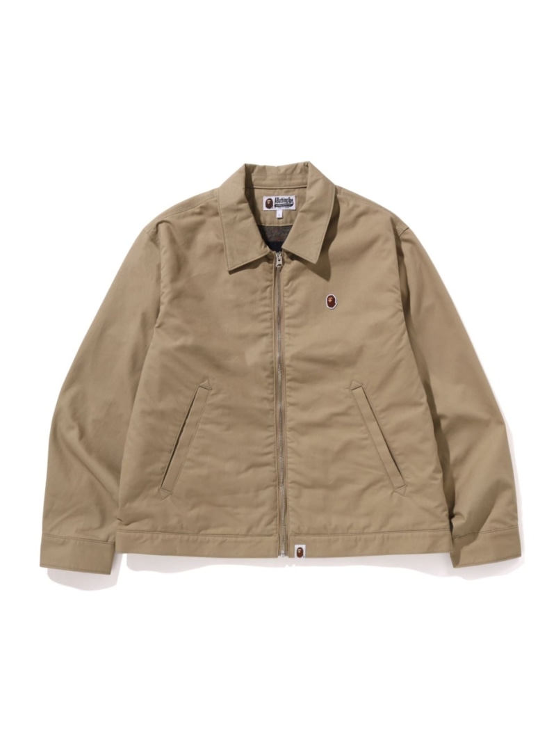 楽天市場】A BATHING APE BAPE CHECK ZIP CPO JACKET ア ベイシング