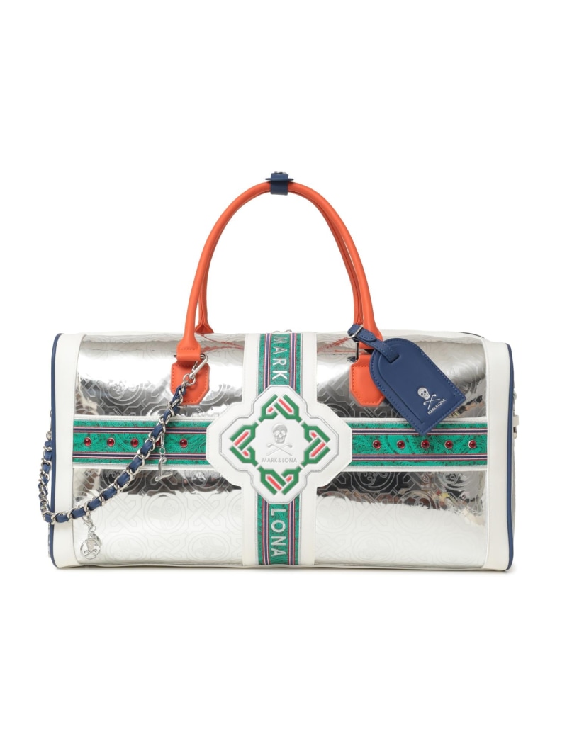 MARK & LONA Stela Chrome Edition Boston Bag マークアンドロナ バッグ ボストンバッグ シルバー【送料無料】