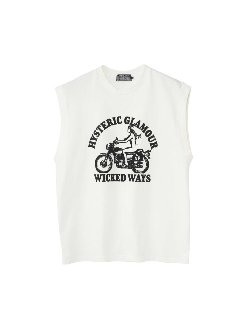 GUITAR PLAYERノースリーブTシャツ　hysteric grammar 楽天市場】HYSTERIC GLAMOUR GUITAR PLAYER ノースリーブTシャツ