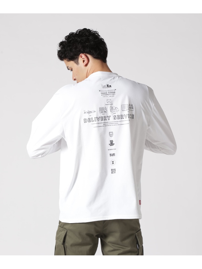 ROYAL FLASH SY32 by SWEET YEARS /ICON GRAPHIC L/S TEE ロイヤルフラッシュ トップス カットソー・Tシャツ ブラック ホワイト【送料無料】