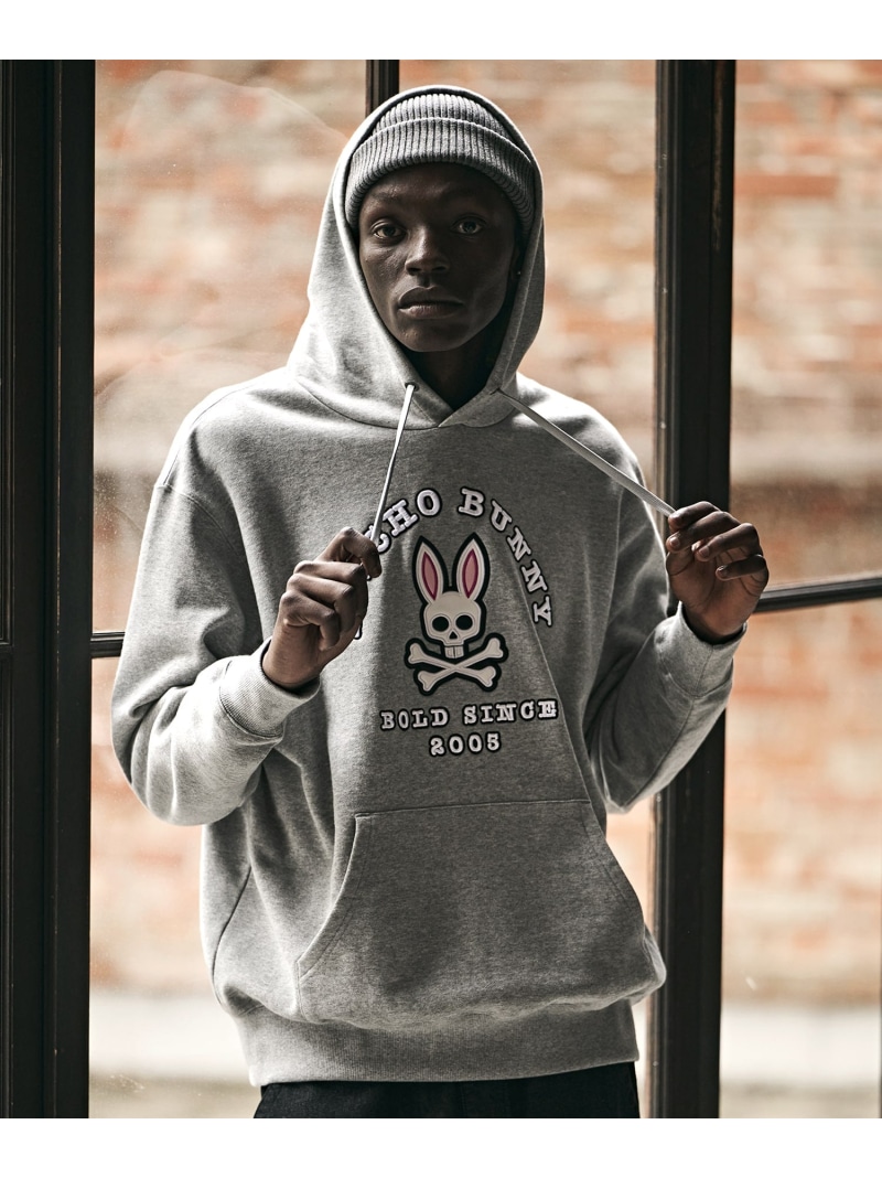 Psycho Bunny 【20th Anniversary】アニバーサリーリミテッドエディション パーカ サイコバニー トップス パーカー・フーディー ブラック【送料無料】