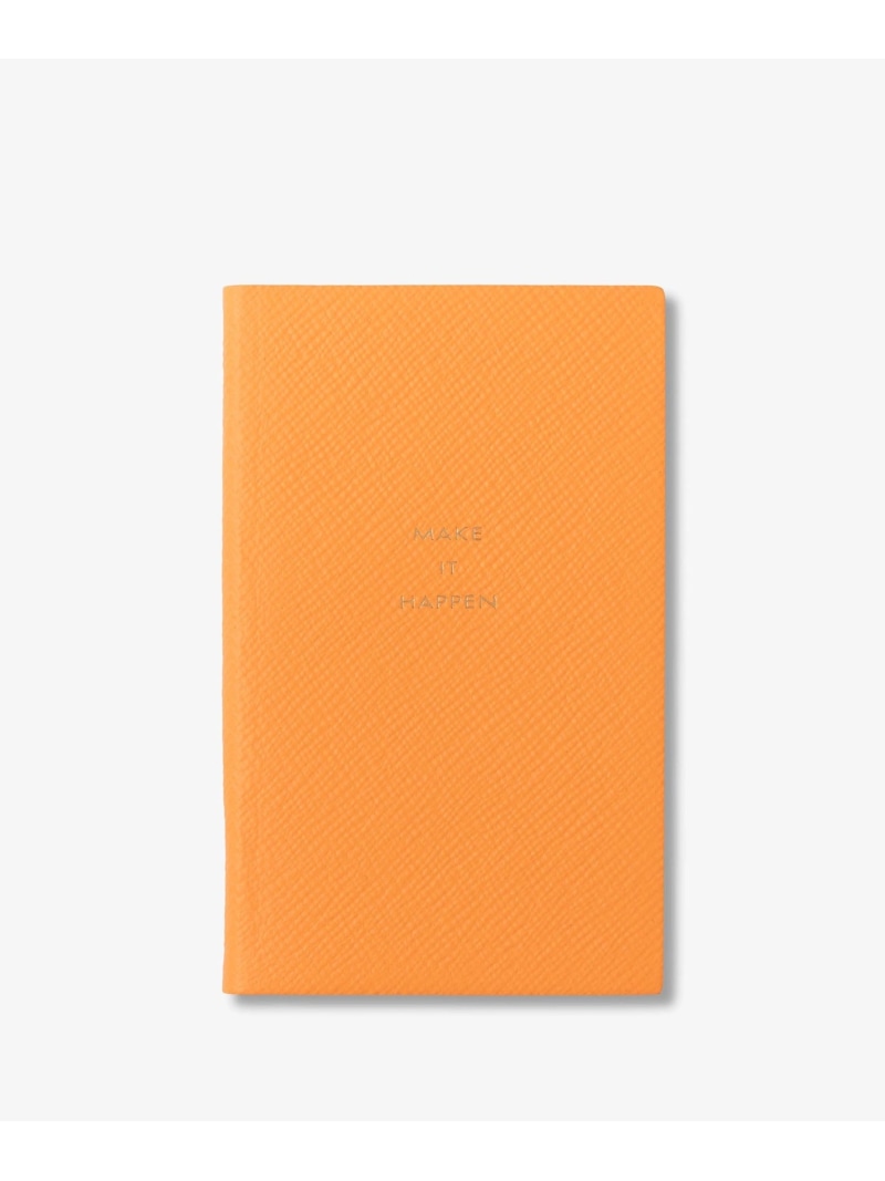 SMYTHSON Make It happen Panama Notebook in Pastegrain スマイソン 文房具 手帳・メモ帳 オレンジ【送料無料】